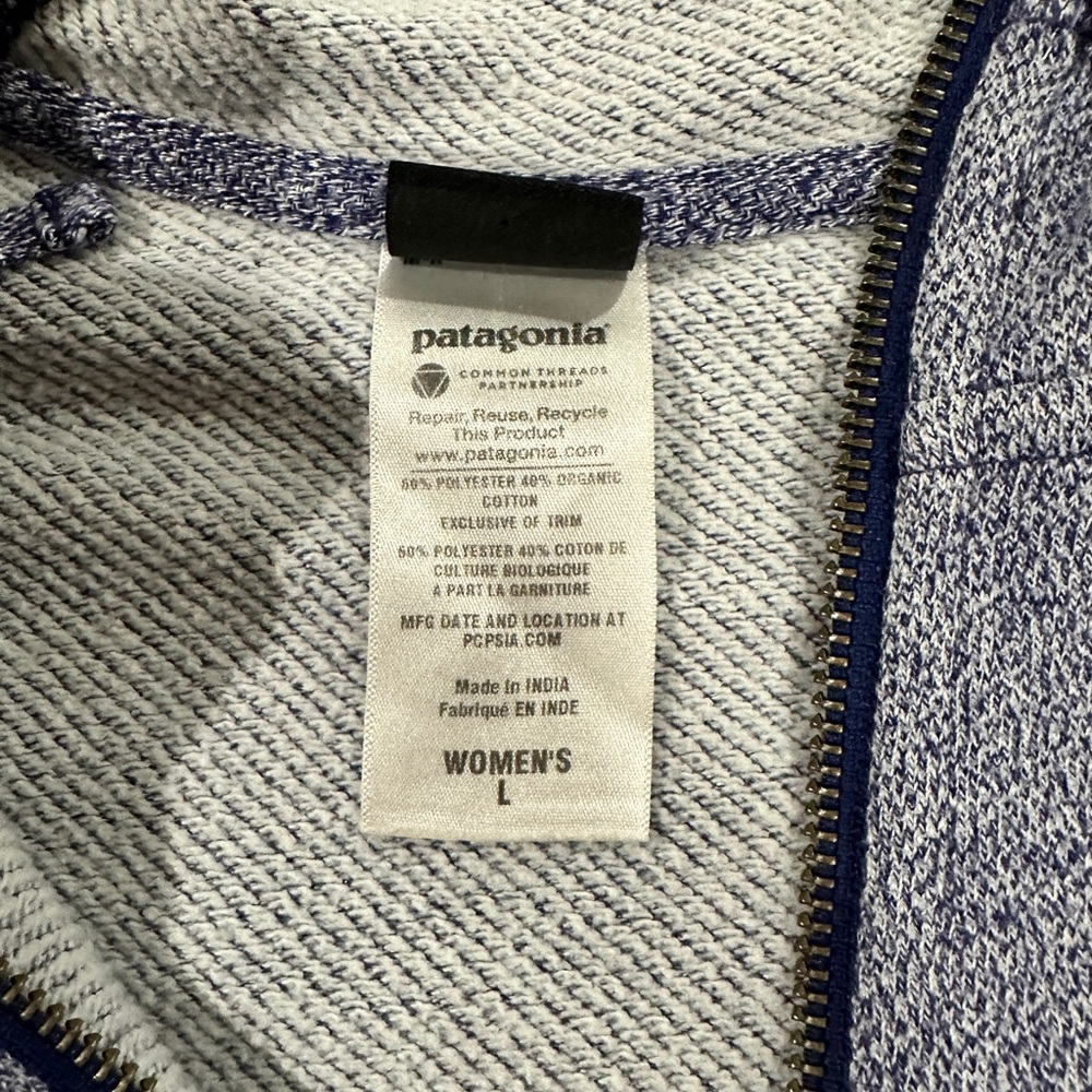 Women's Patagonia Heathered Zip-Up Hoodie - Picture 4 of 6